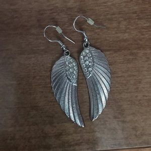 Angel wing earrings